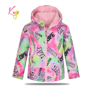 Dívčí zimní bunda Kugo KB2379 růžová